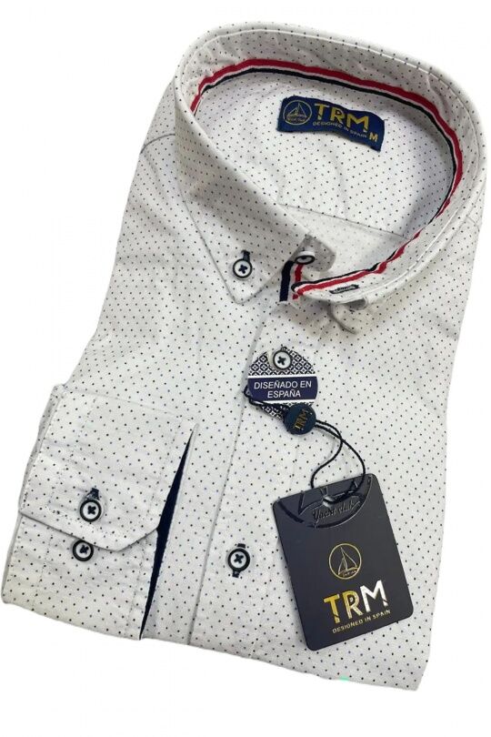 Chemises Homme Blanc MAX8 TRM001 #1 Efashion Paris